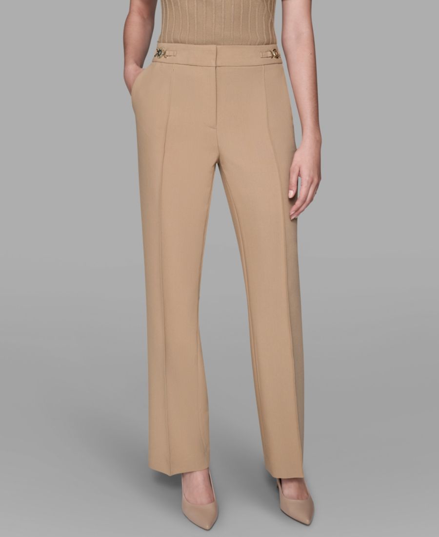 

Женские брюки с потайной молнией, широкими штанинами до щиколотки KARL LAGERFELD PARIS, Cartouche