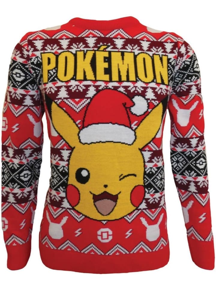 

Pokémon Свитер «Пикачу» красного цвета