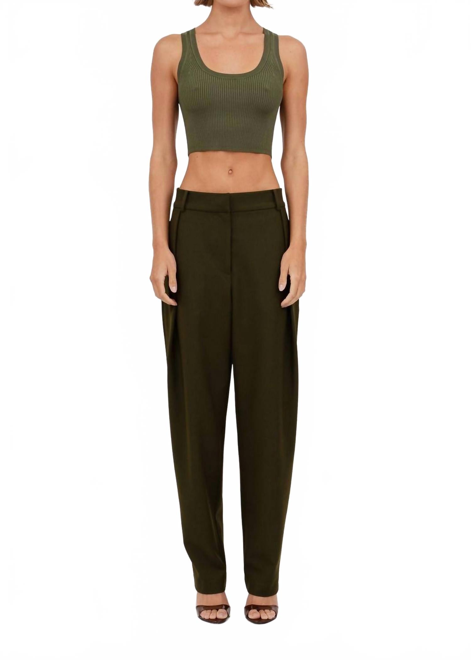 

Ев Кроп-топ в цвете мох NONCHALANTLABEL, Moss