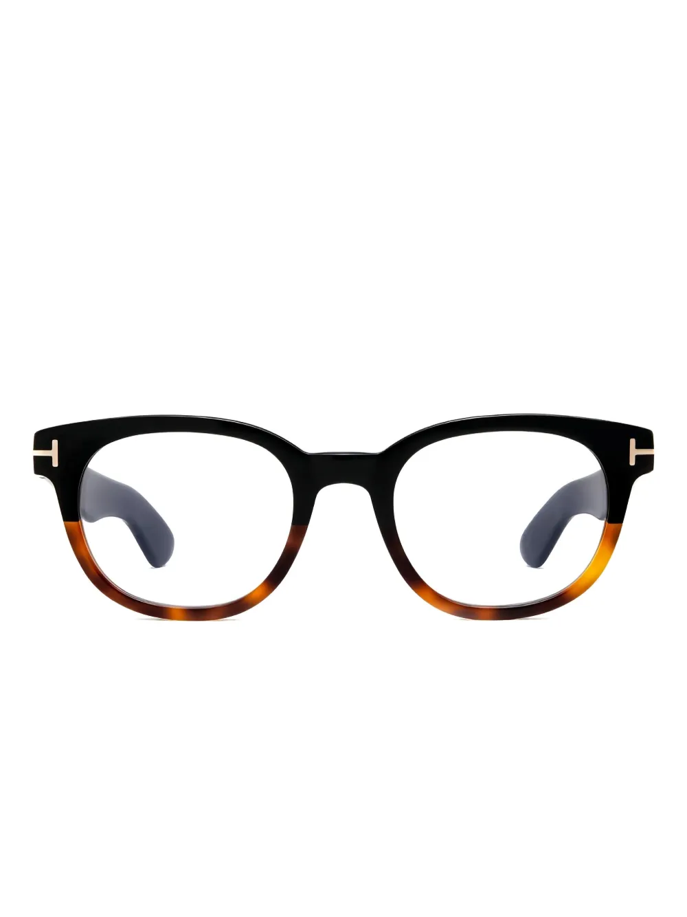 

Очки в круглой оправе TOM FORD Eyewear, черный