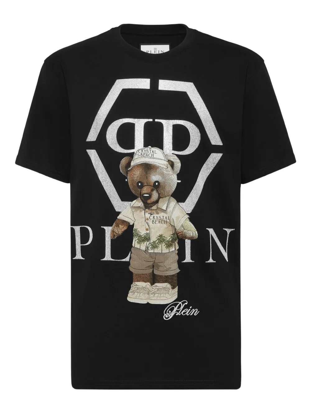 

Футболка Teddy Bear с кристаллами Philipp Plein, черный