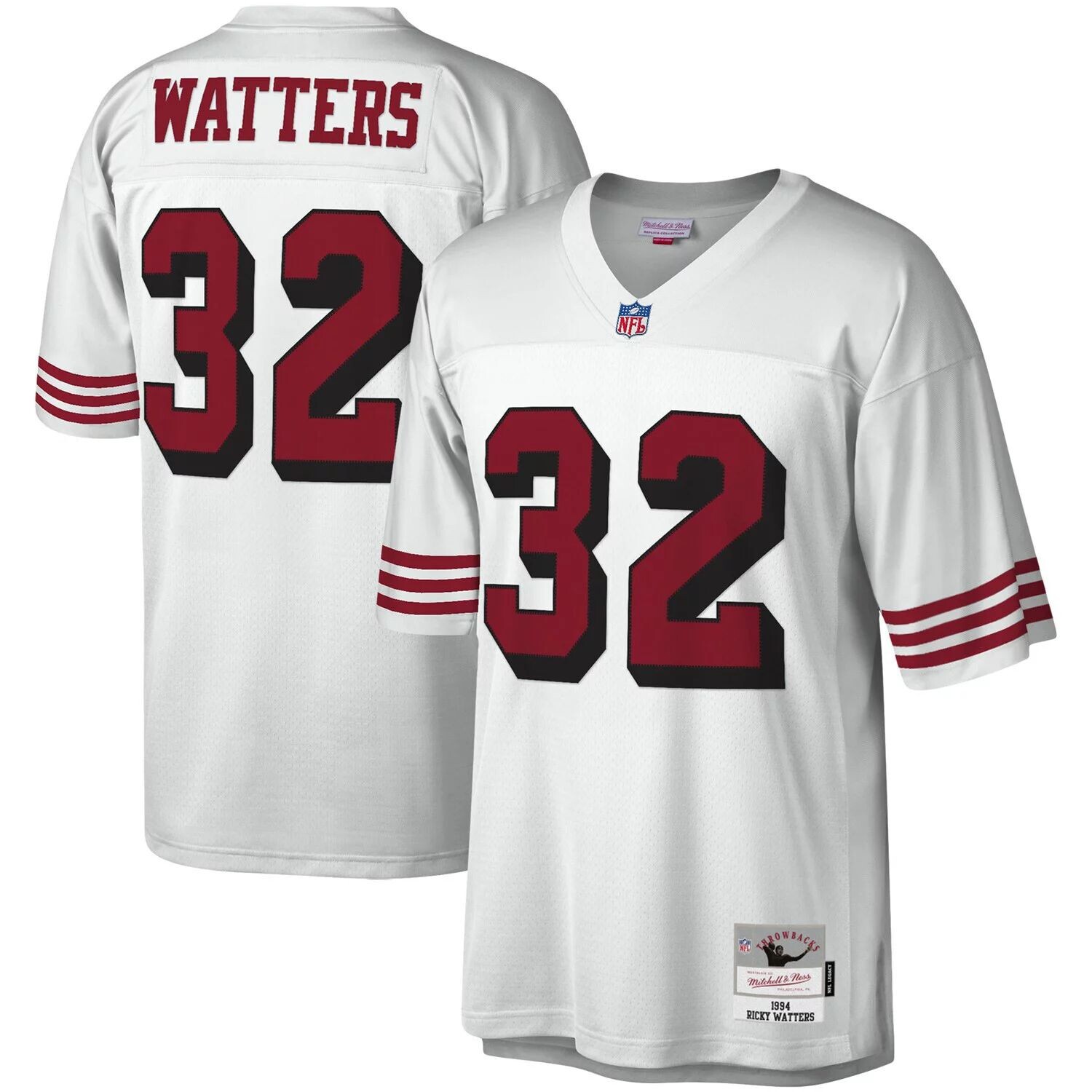 

Мужская белая майка Mitchell & Ness Ricky Watters San Francisco 49ers Legacy Replica, Белый, Мужская белая майка Mitchell & Ness Ricky Watters San Francisco 49ers Legacy Replica