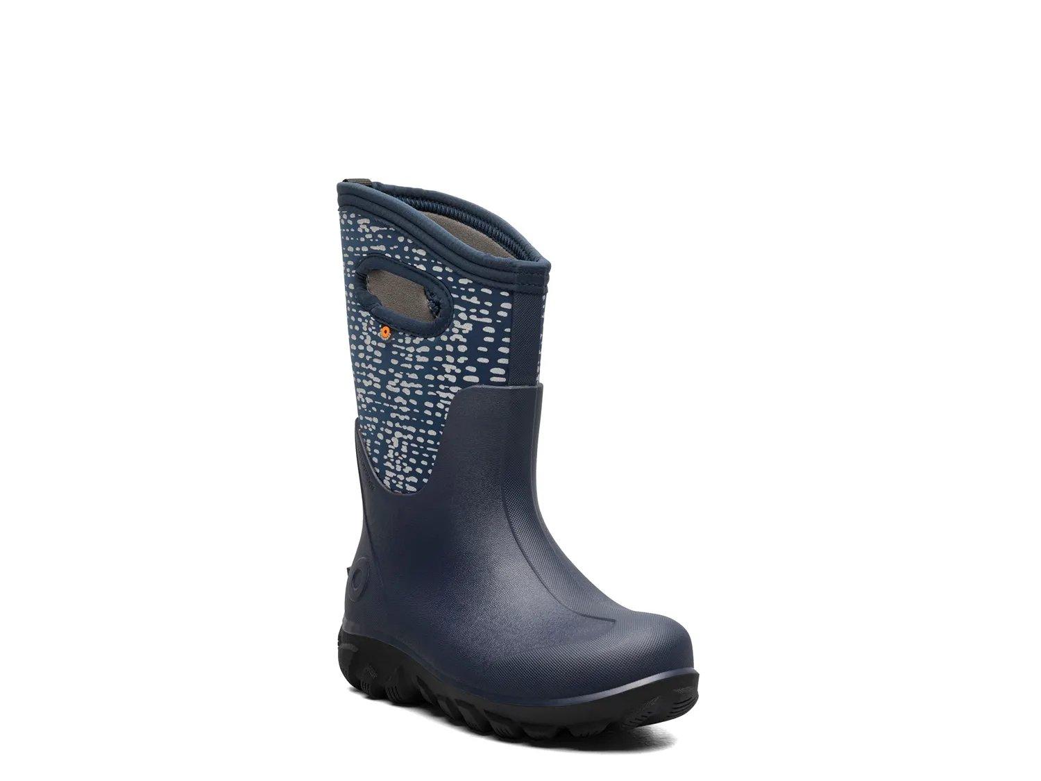 

Ботинки Bogs Classic Seamless Sparkle Dot Snow Boot - Kids', темно-синий/мультиколор