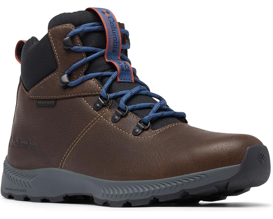 

Походная обувь Columbia Landroamer Explorer Waterproof, цвет Espresso II/Warp Red