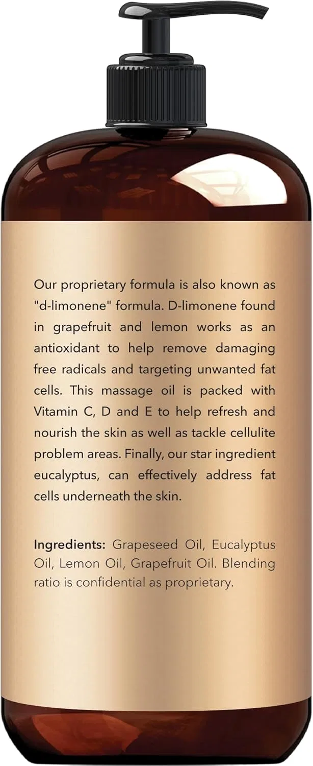 Антицеллюлитное массажное масло New York Biology, 240 мл New York Biology The Ultimate Cosmeceuticals — фото 2