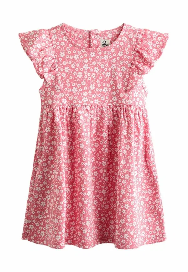 Платье прямого кроя. трикотажное платье Jojo Maman Bébé, New Pink