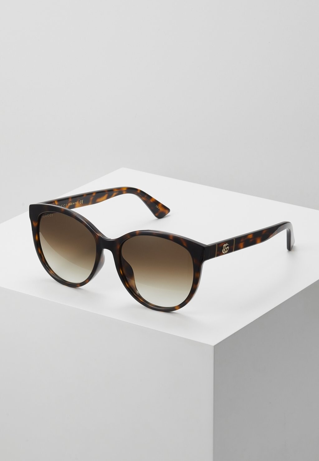 Солнцезащитные очки Gg Round Acetate Sunglasses Gucci, цвет havana brown — фото 2