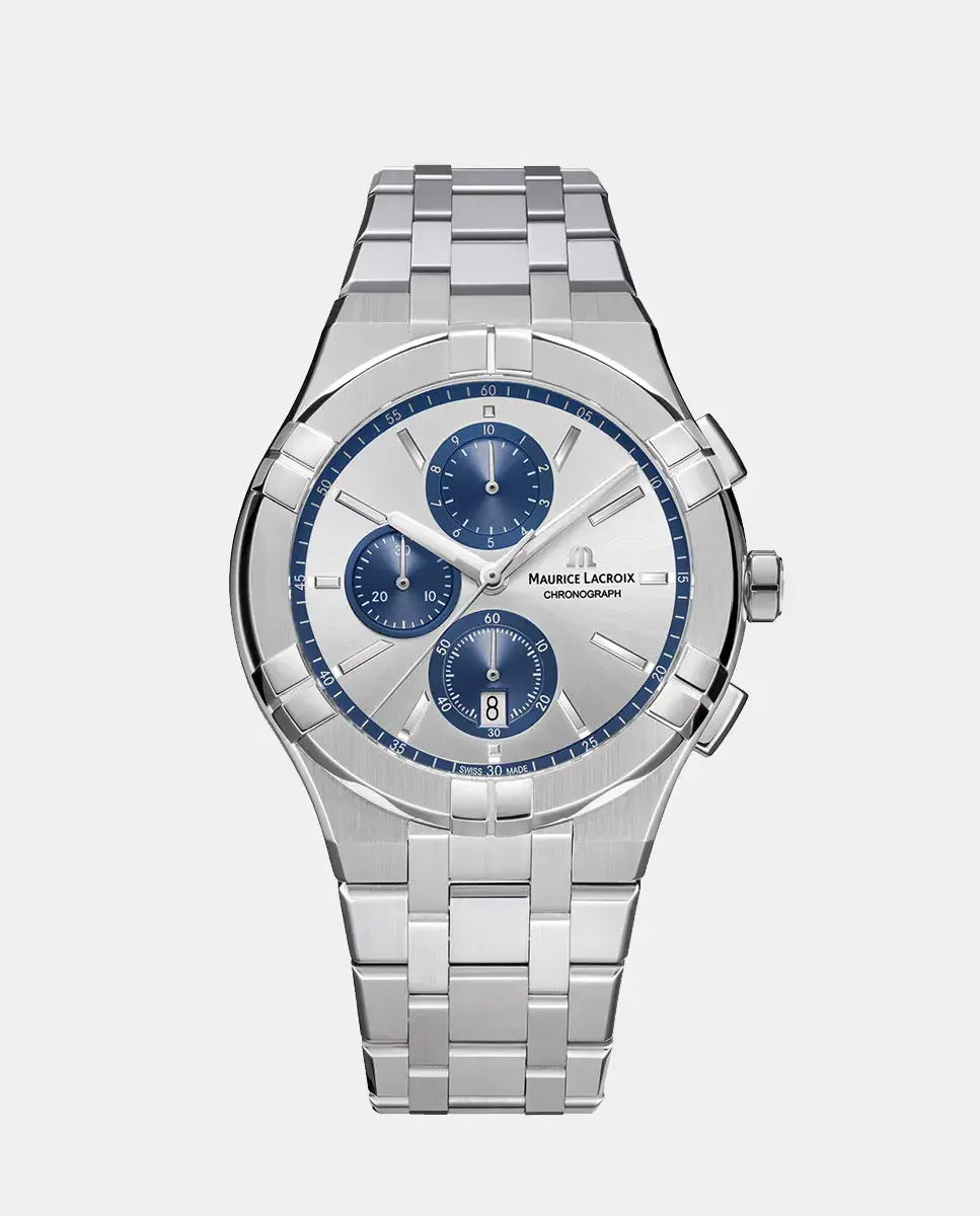 

Aikon AI1118-SS002-230-1 Стальные мужские часы с хронографом Maurice Lacroix, серебрянный
