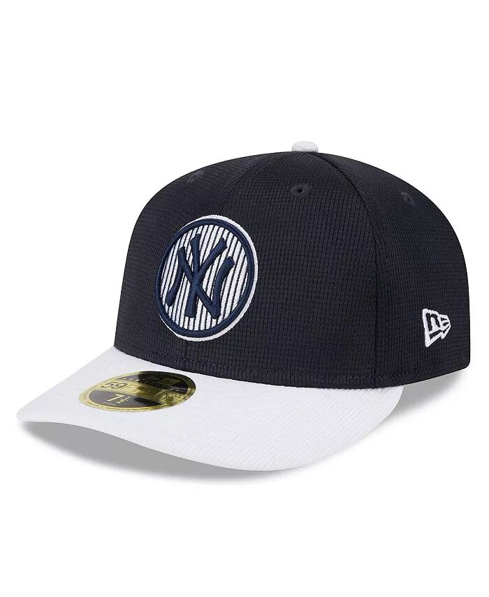 

Мужская темно-синяя бейсболка New York Yankees 2024 Batting Practice Low Profile 59FIFTY Fitted Hat New Era