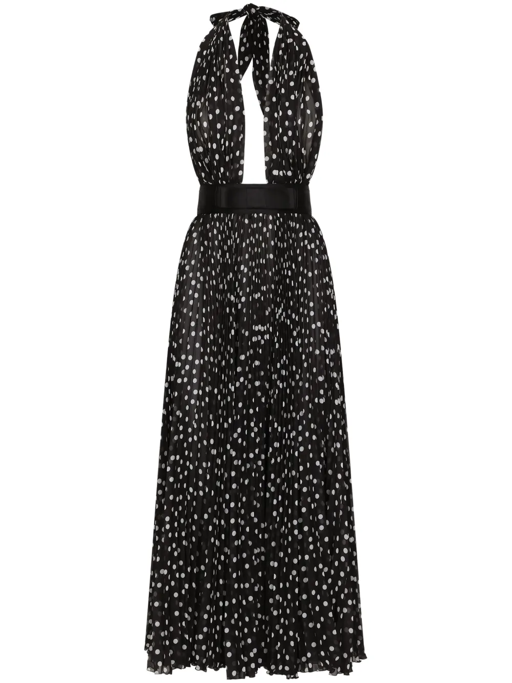 

Платье в горох DOLCE & GABBANA, черный