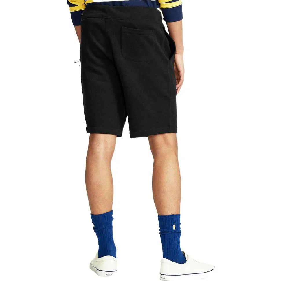 Шорты на завязках из смесового хлопка Polo Ralph Lauren, Black — фото 4