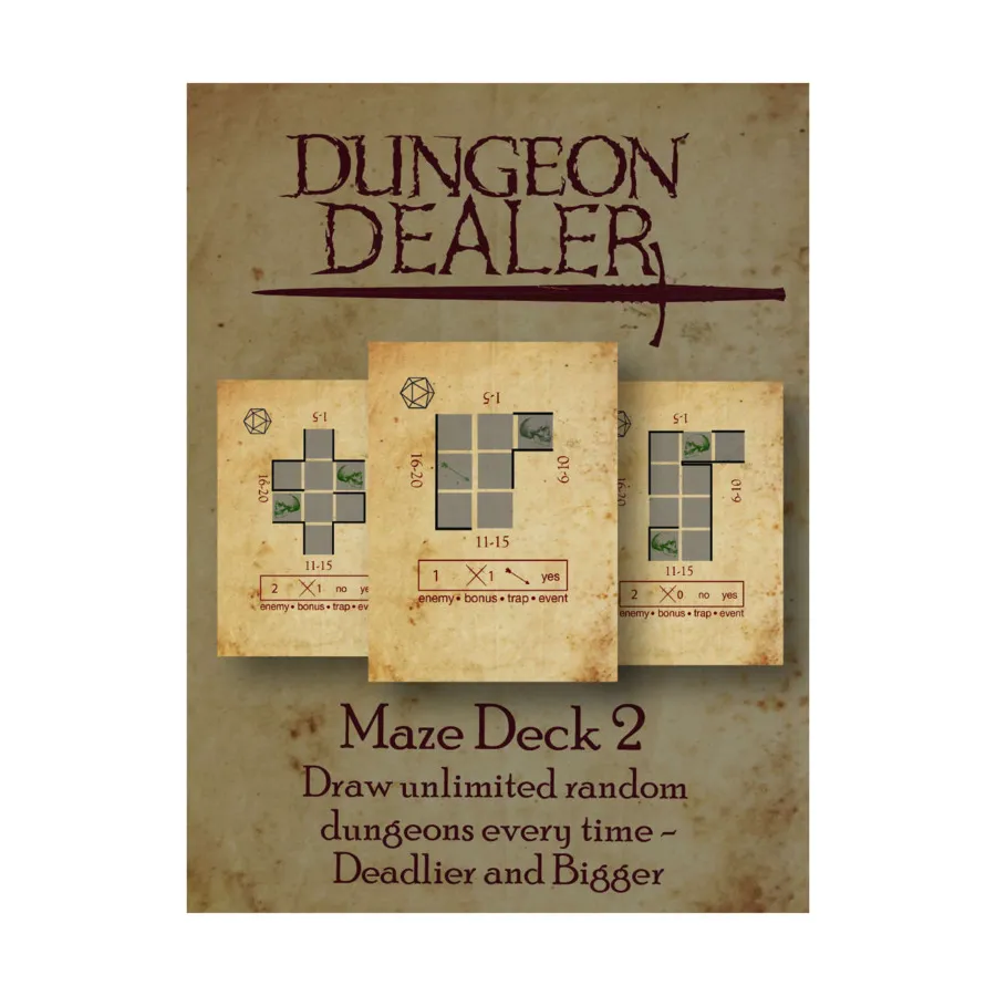 

Колода лабиринта № 2, Dungeon Dealer (Severed Books)