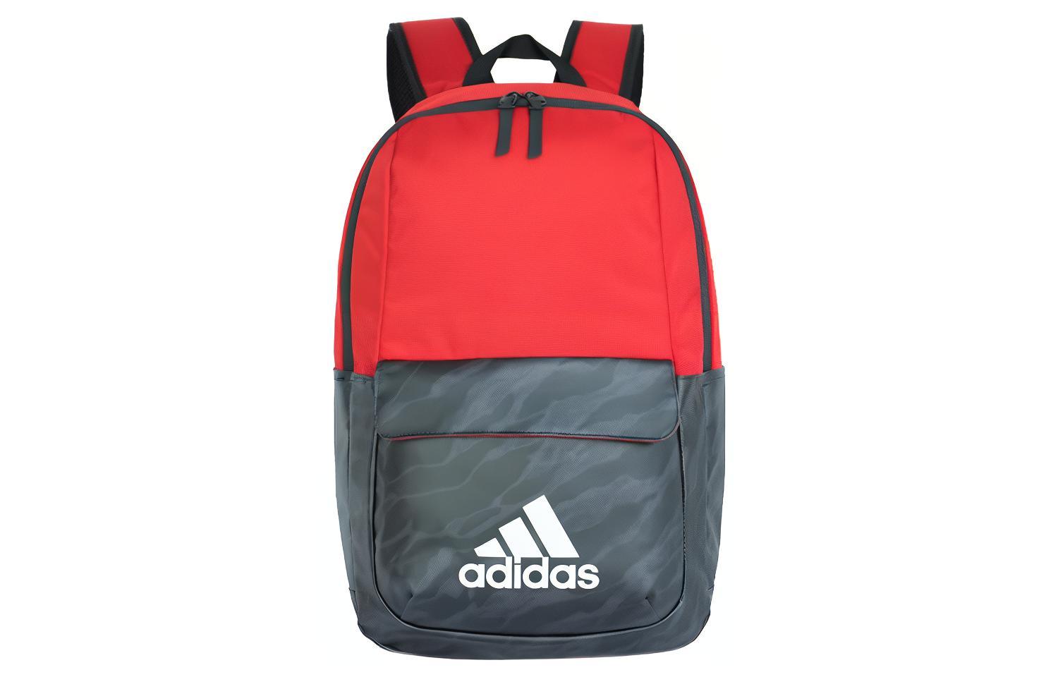 

Рюкзак из переработанного полиэстера унисекс обычный светло-алый/черный Adidas