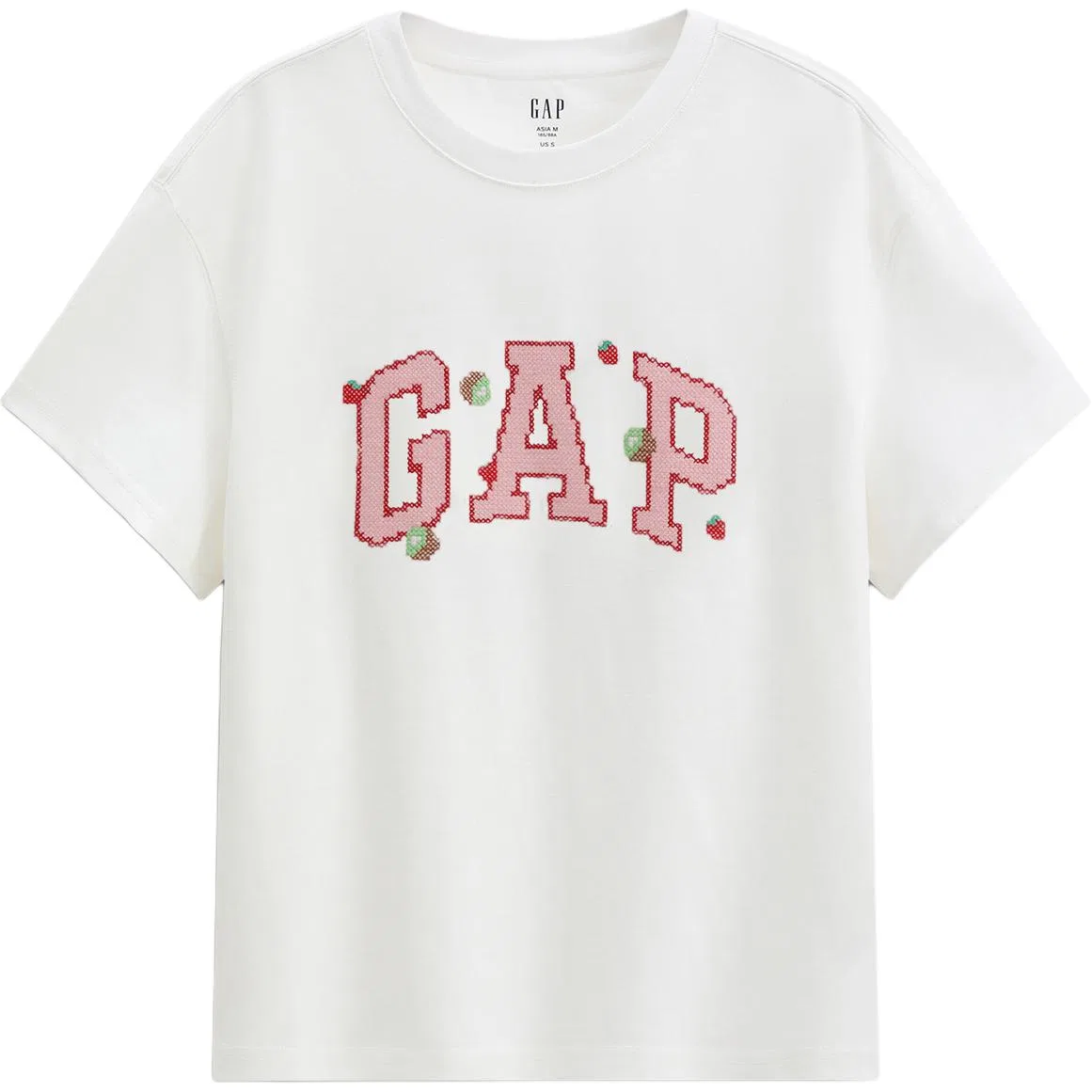 Футболка женская с круглым вырезом GAP белая