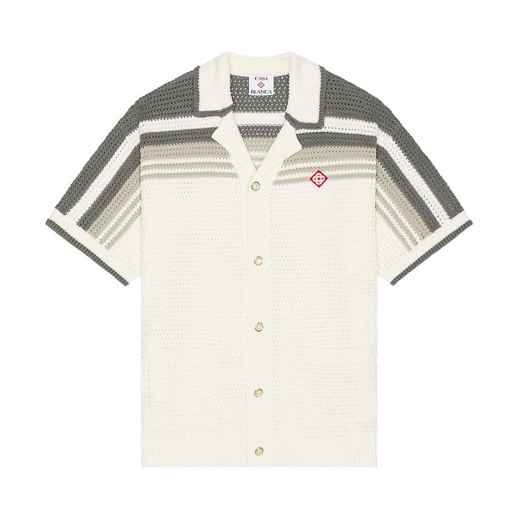 

Вязаная крючком рубашка Casablanca, белый