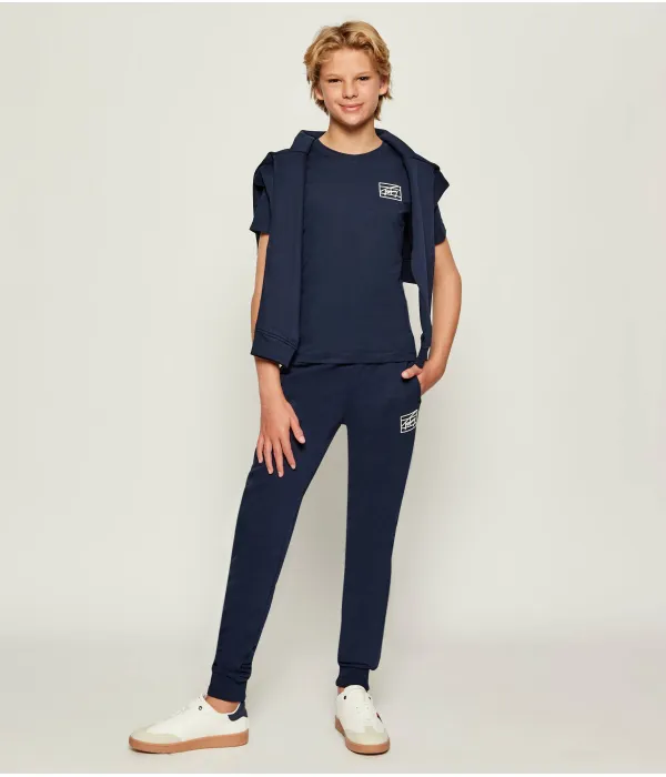 Футболка с подписью Regular fit Tommy Hilfiger, синий — фото 2