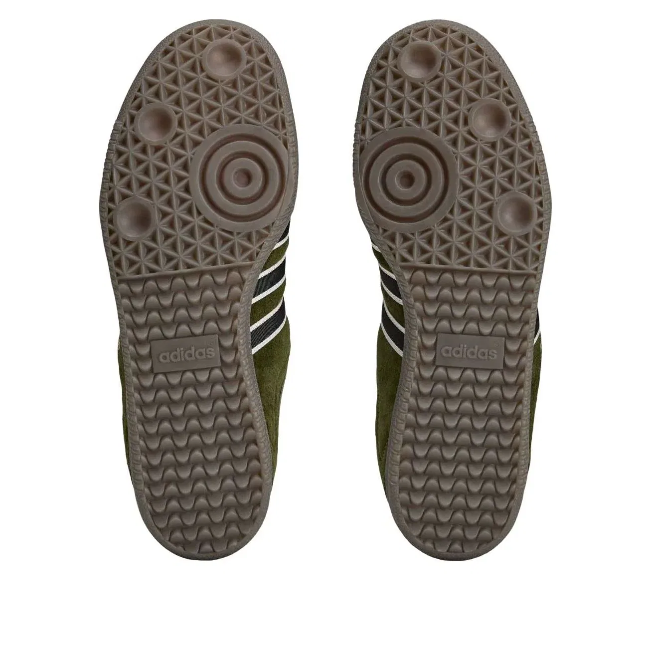 Кроссовки Adidas Gralfy SPZL 'Olive Black' KK4203, оливково-зеленый — фото 3