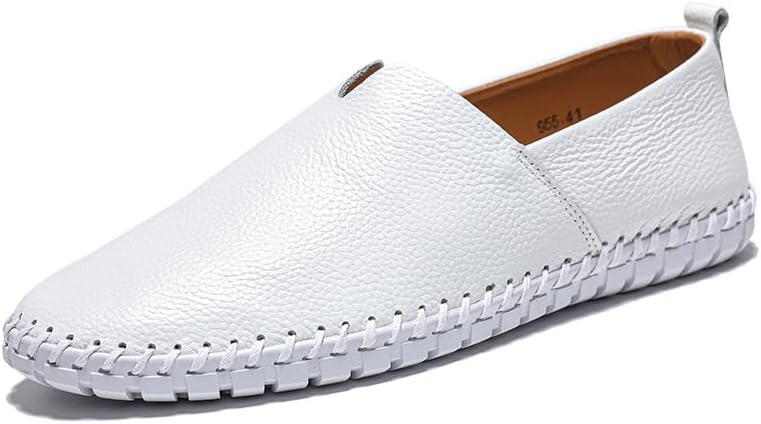 

Мокасины Jack Washington из натуральной кожи минималистичного дизайна Swzec, белый