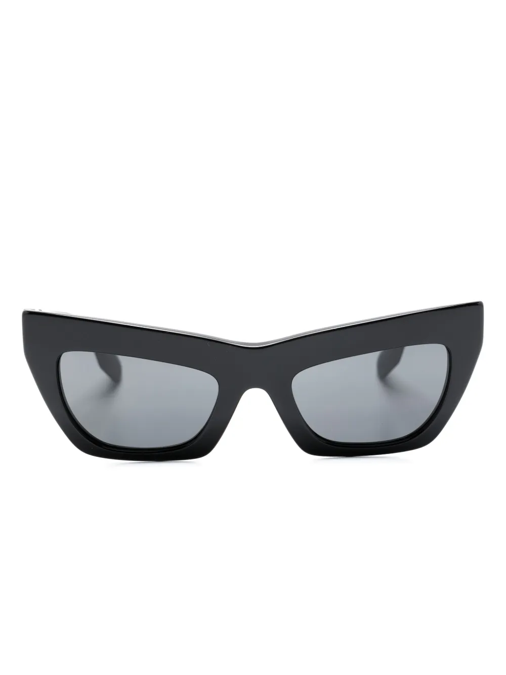 

Солнцезащитные очки с логотипом и затемненным линзами Burberry Eyewear, черный
