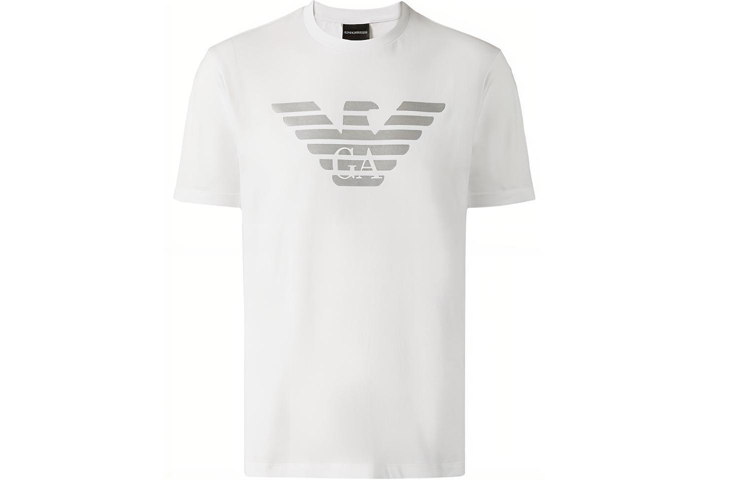 

EMPORIO ARMANI Футболка SS20 мужская белая, Белый, EMPORIO ARMANI Футболка SS20 мужская белая