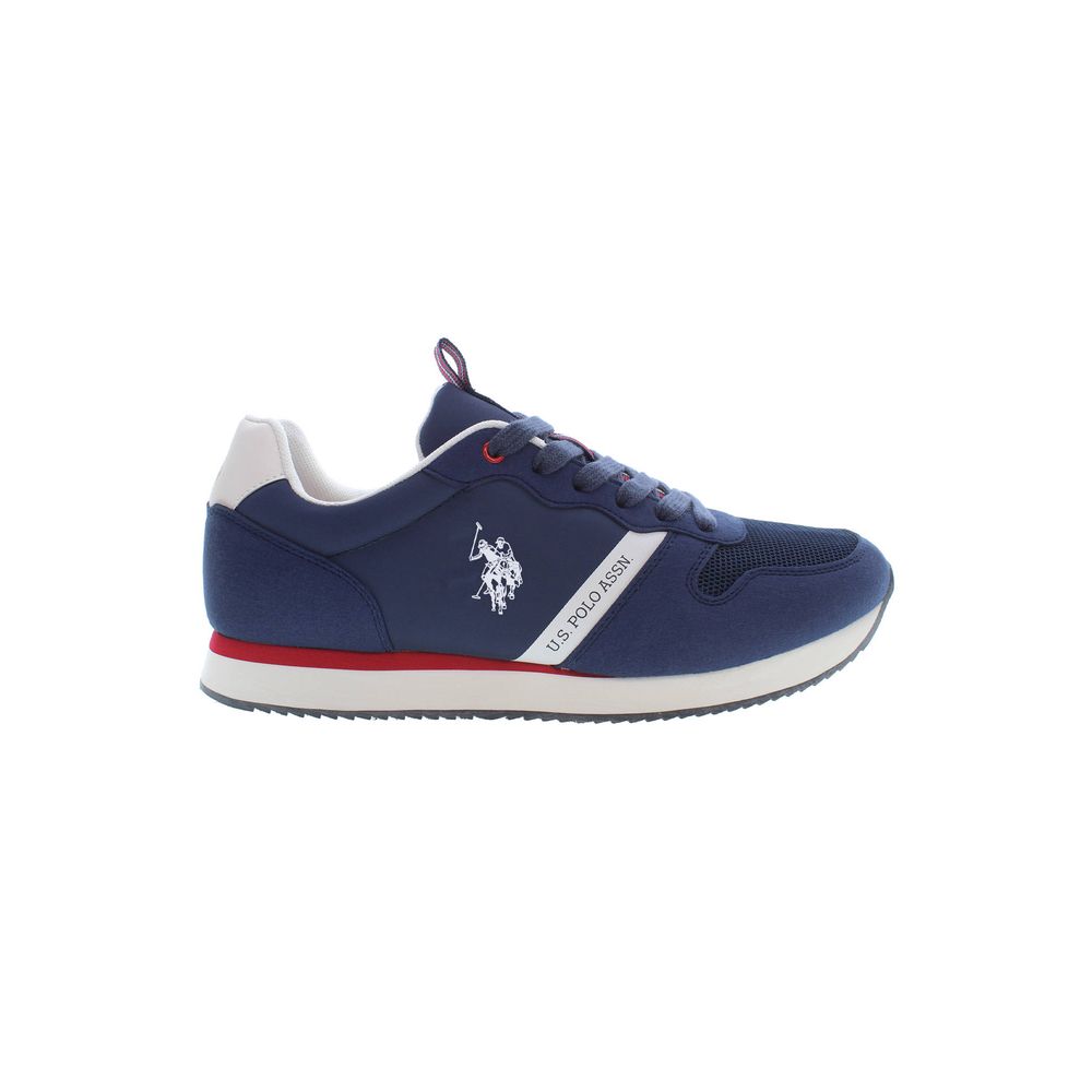 

Синие кроссовки из полиэстера U.S. Polo Assn., синий