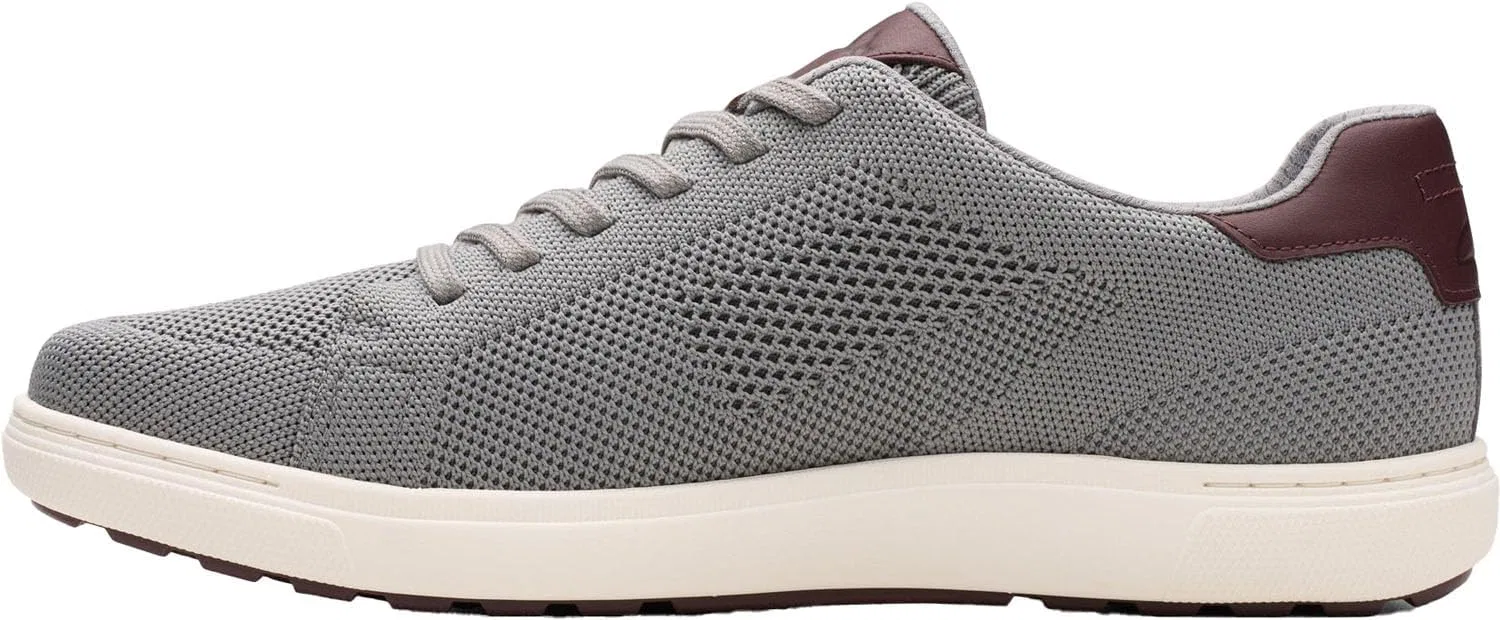 Мужские кроссовки Clarks Mapstone Lace, Grey Knit — фото 2