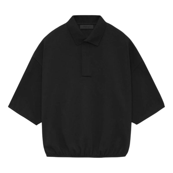 

Рубашка поло ss24 3/4 sleeve polo shirt 'black' Fear Of God Essentials, черный