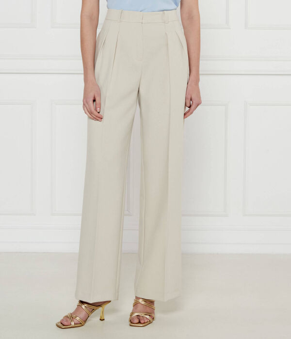 

Брюки Flare fit Patrizia Pepe, желтый
