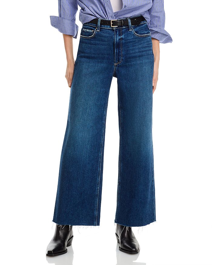 

Джинсы Petites Anessa Raw Hem Wide Leg в цвете Arpeggio PAIGE, синий