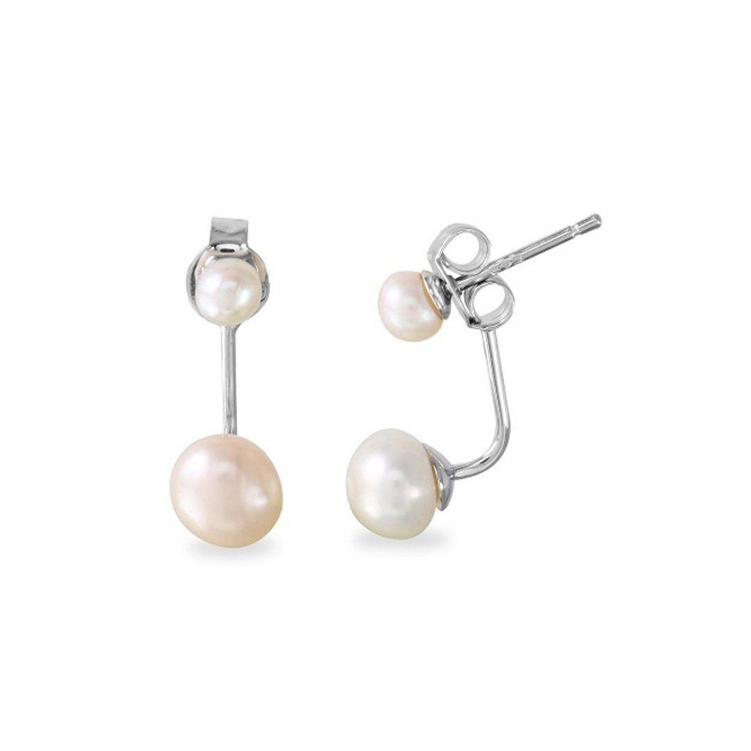 

Серьги Adornia Freshwater Pearl Series, серебро Adornia, белый