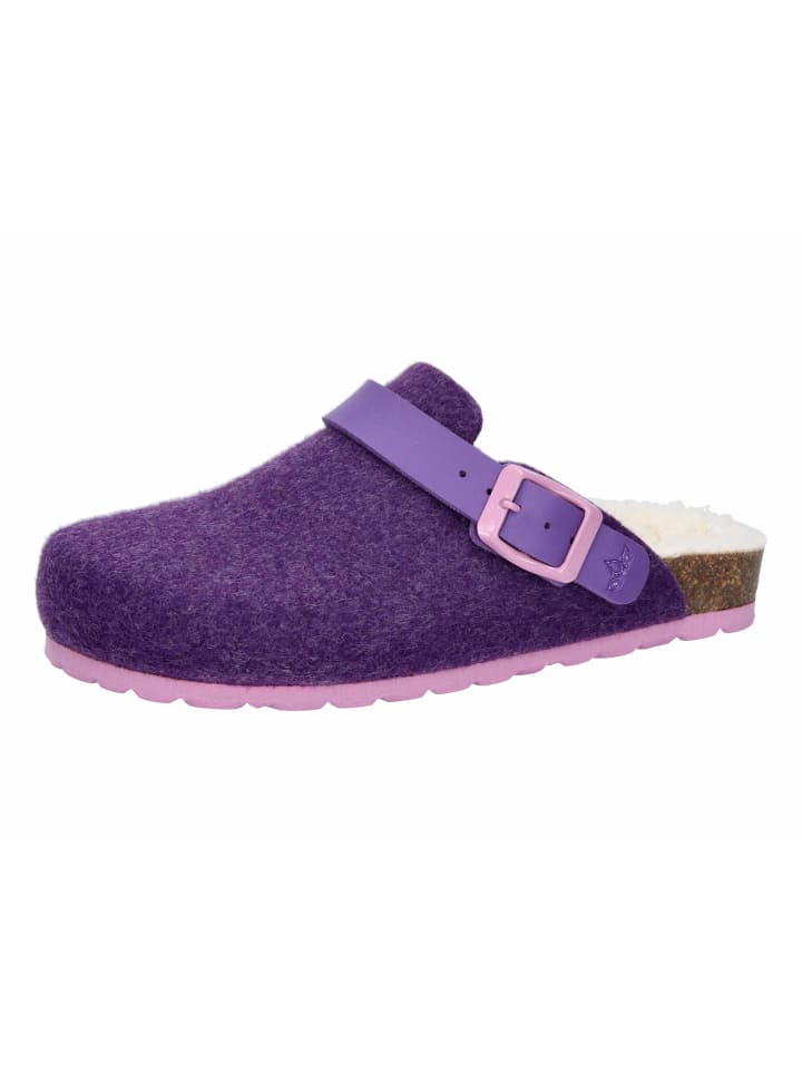 

Lico Детские теплые сабо "Clog Kids Warm" фиолетового цвета