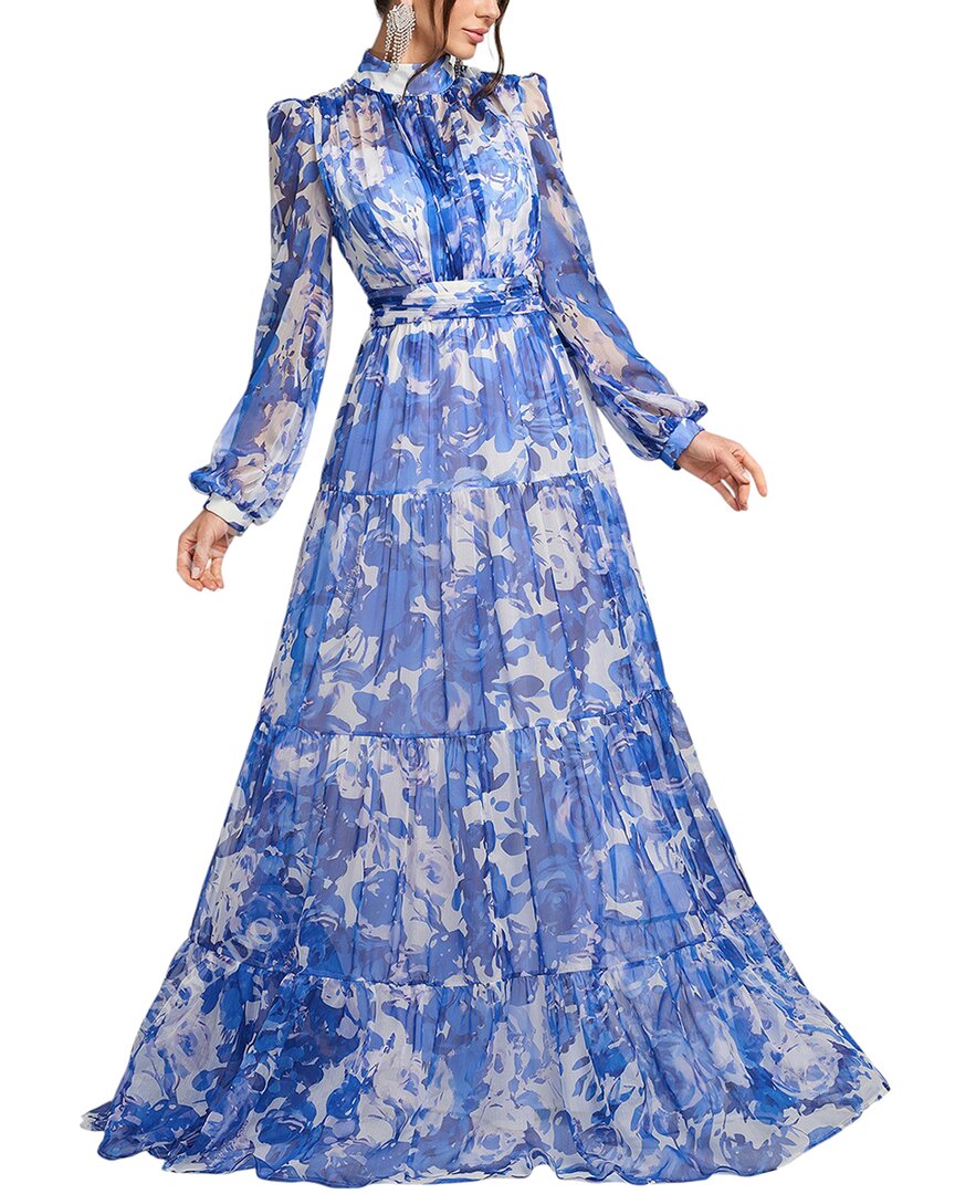 

Макси-платье Silvia Rufino, синий