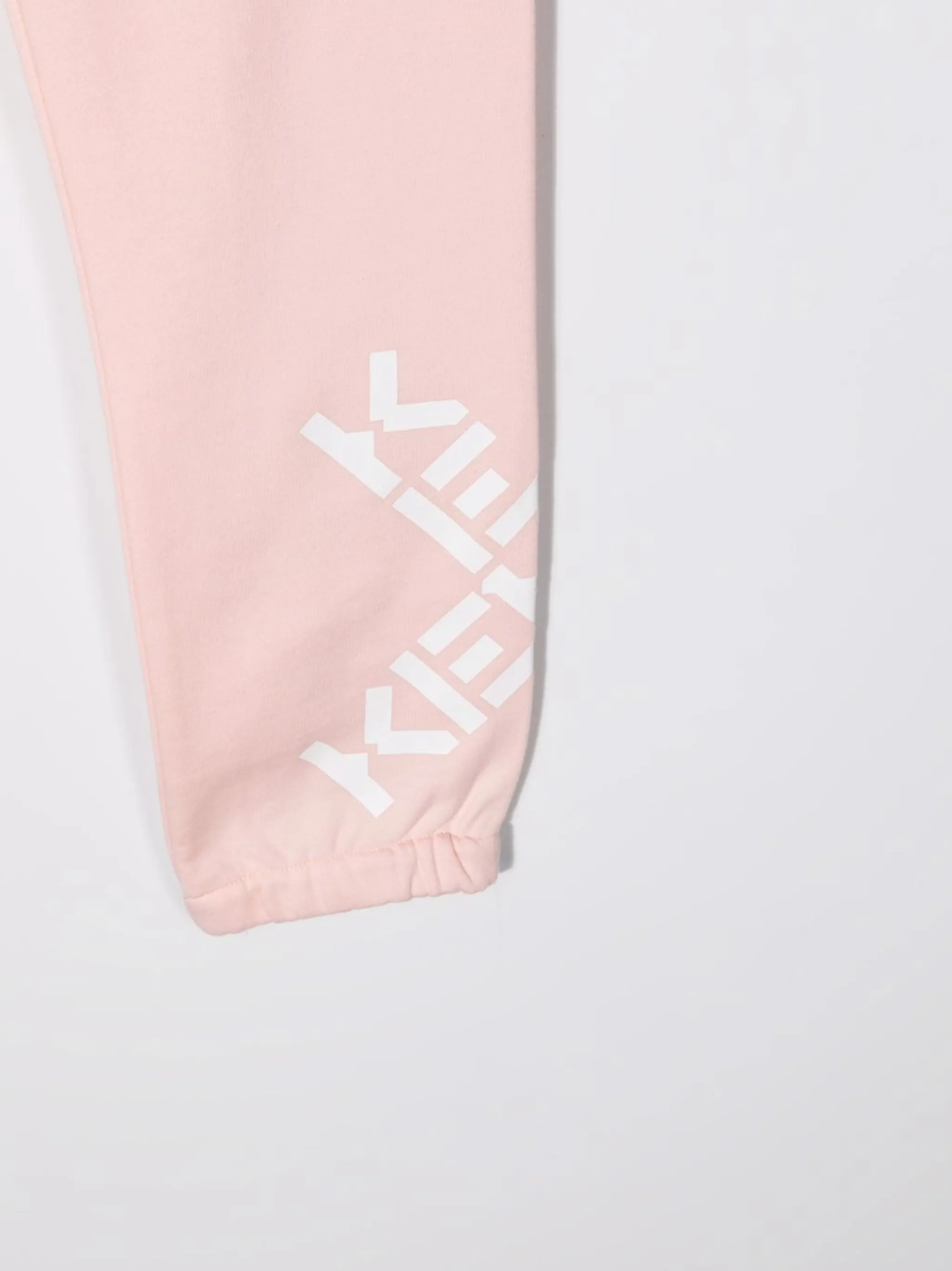 Спортивные брюки с кулиской и логотипом Kenzo Kids, розовый — фото 3
