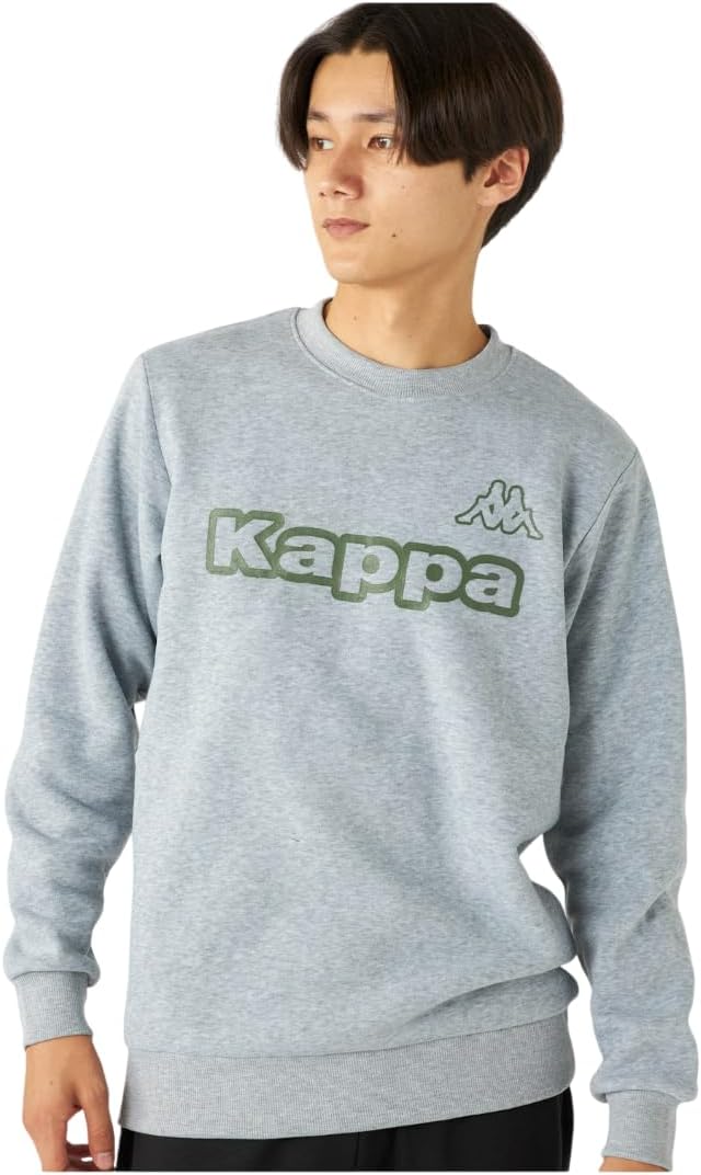 

Толстовка Kappa, мужская, на флисовой подкладке, с круглым вырезом, легкая, светло-серый