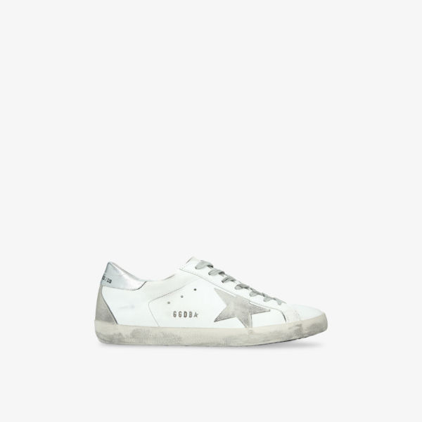 

Кроссовки низкие кожаные Superstar Golden Goose, мультиколор