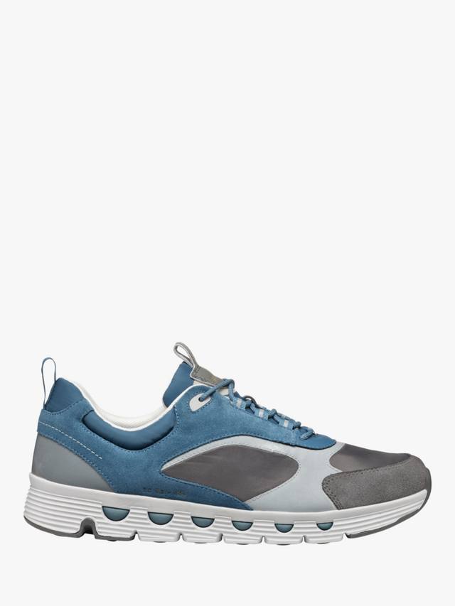 

Кроссовки spherica ecub-4 из смесовой замши Geox, цвет Dark Grey/Avio