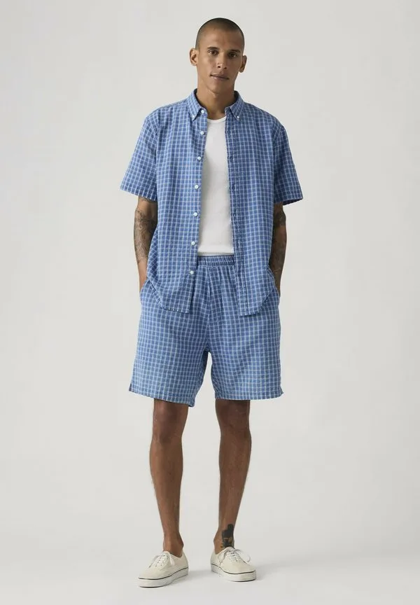 Короткие боксеры с полосками aldwyn, пижамные штаны eden stripe se Levi'S, Sunshine Indigo Dobb Med Indigo Flat Finish