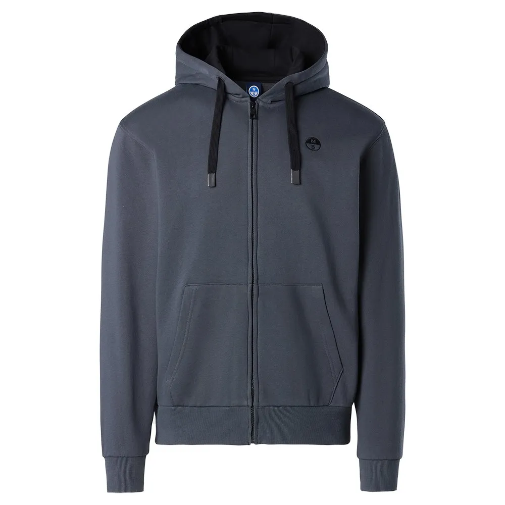 

Толстовка North Sails Logo full zip, серый