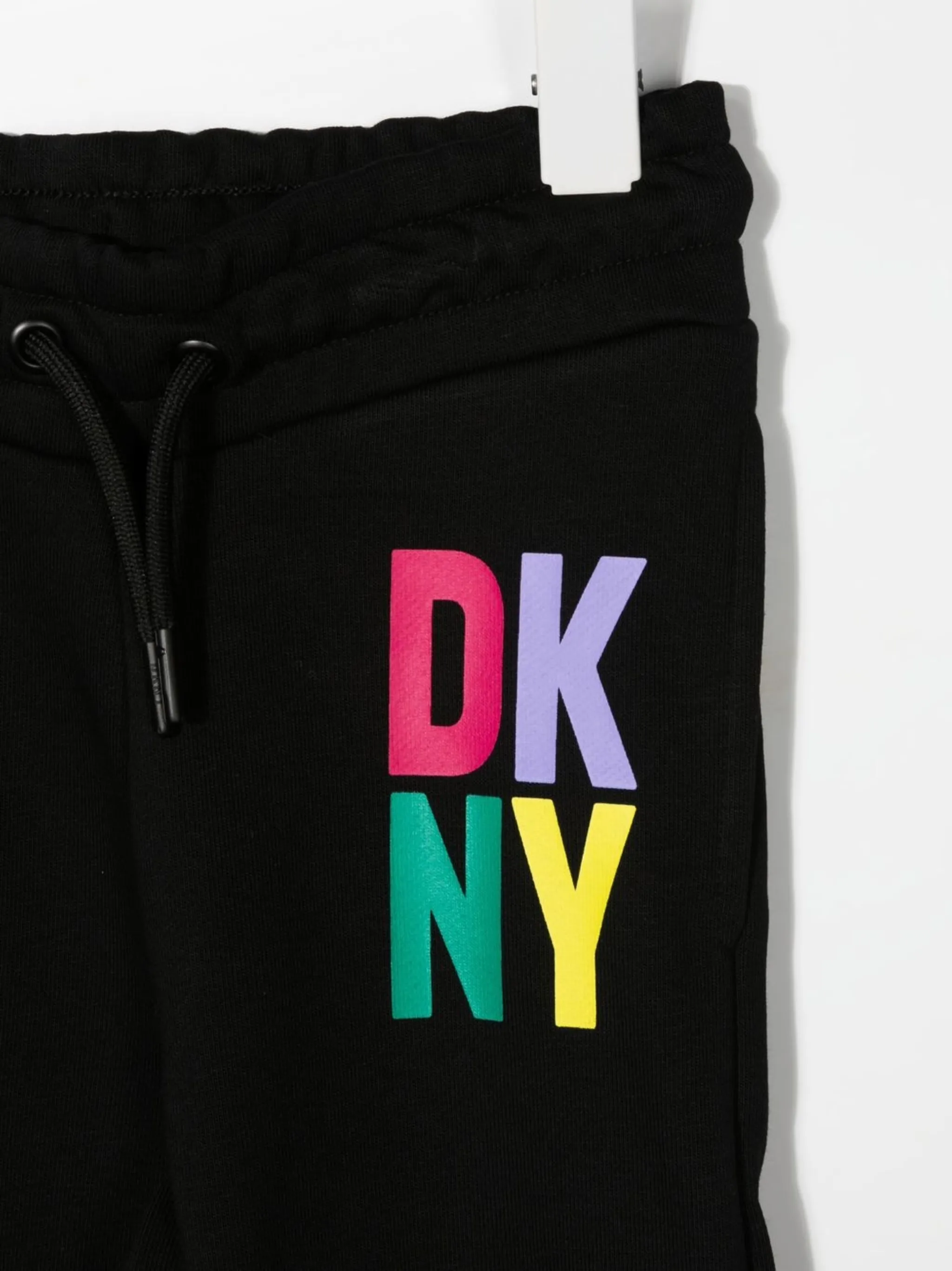 Спортивные брюки с логотипом Dkny Kids, черный — фото 3