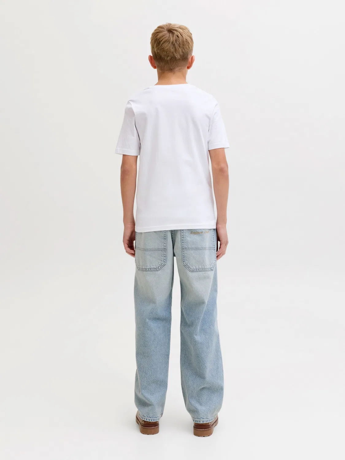 Футболка 'JCOBREEZE' Jack & Jones Junior, White — фото 4