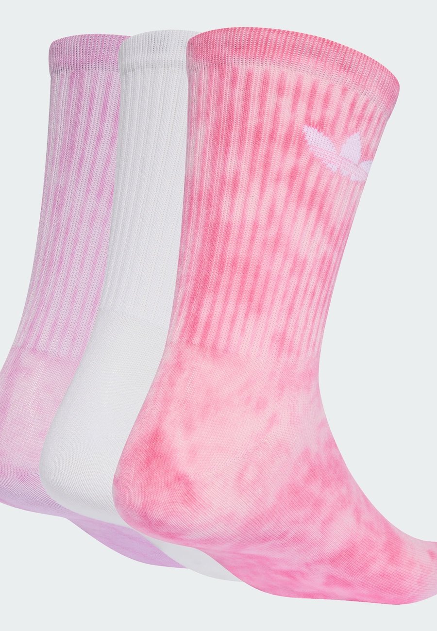 Носки Adidas Originals TIE DYE 3 PACK, Bliss Pink Bliss Lilac White/Pink — фото 2