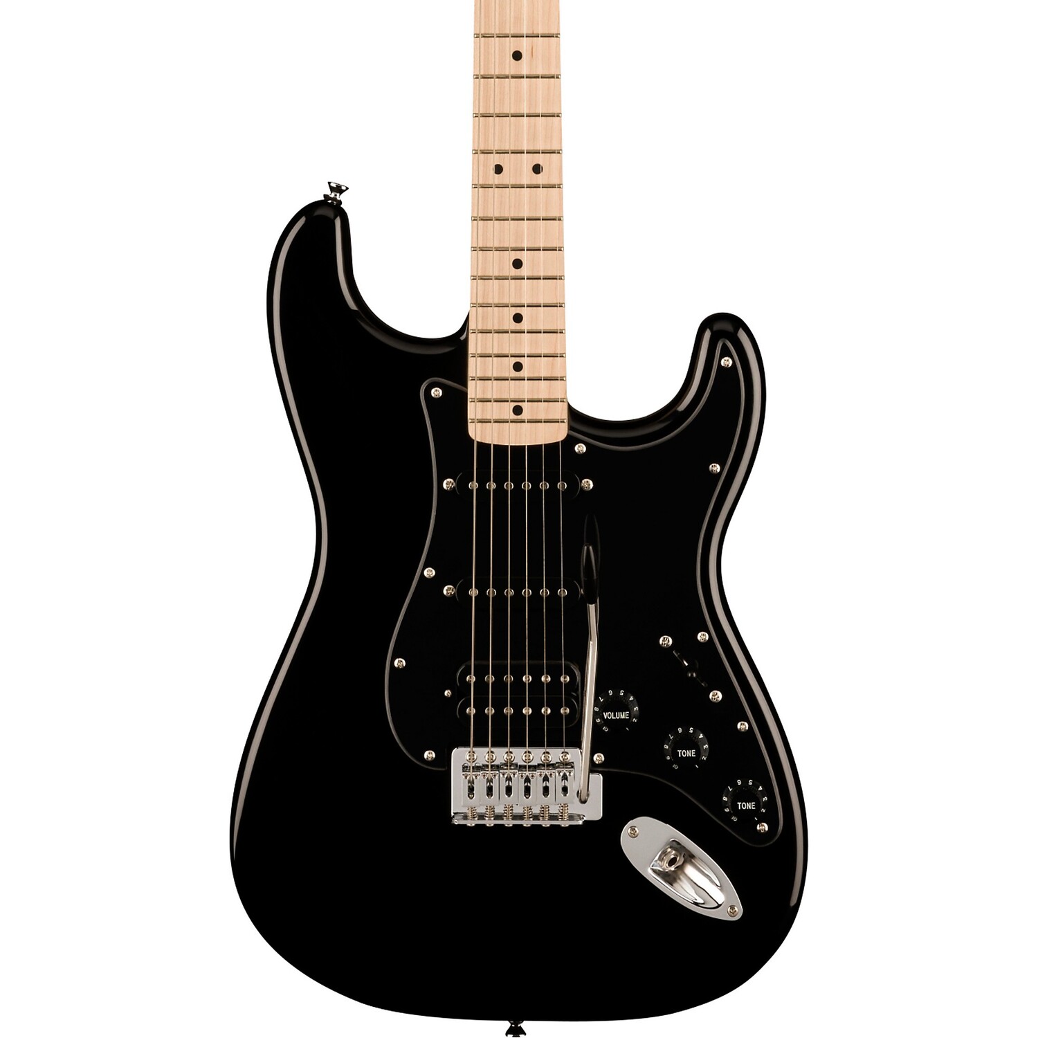 

Электрогитара Squier Sonic Stratocaster HSS с кленовой накладкой, черная