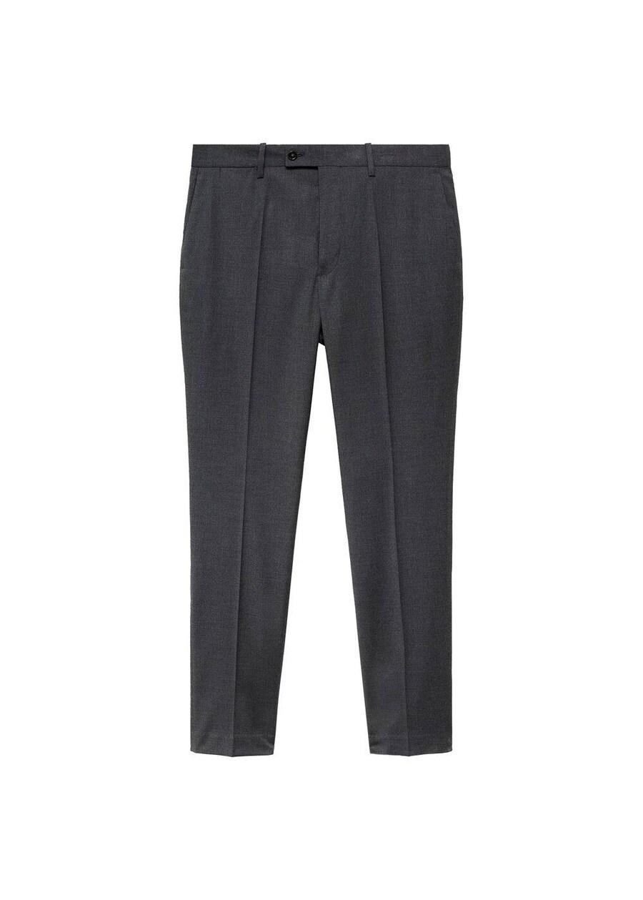 

Узкие брюки со складками MANGO MAN Milan, Anthracite