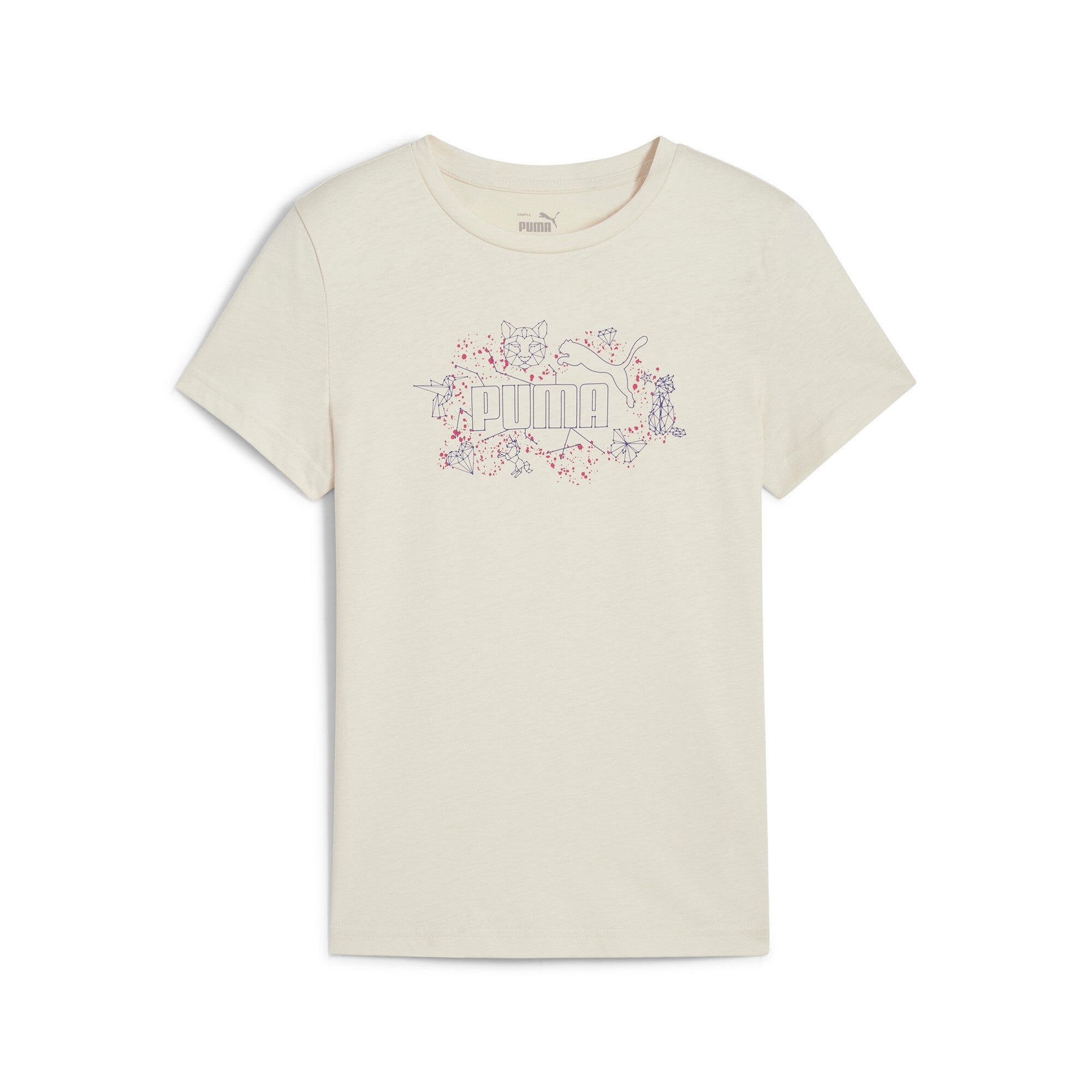 

Футболка PUMA ESS+ STARRY SAFARI для девочек больших размеров, цвет alpine snow