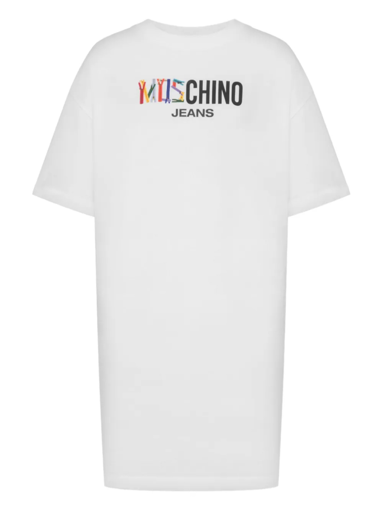 

MOSCHINO JEANS платье с логотипом, белый