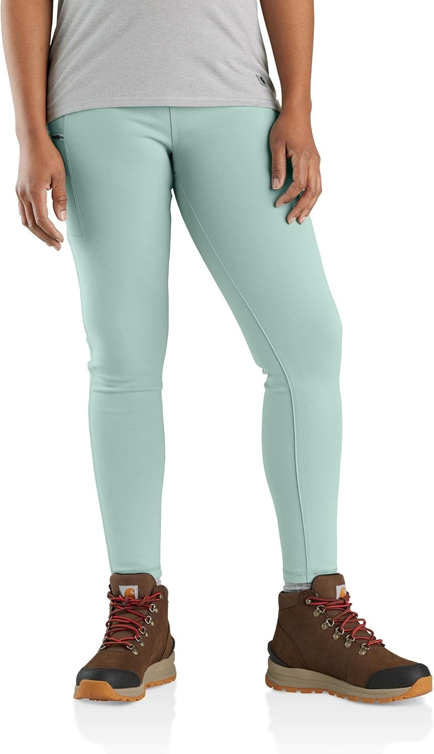 

Carhartt женские Force Fitted легкие утилитарные леггинсы, Blue Surf