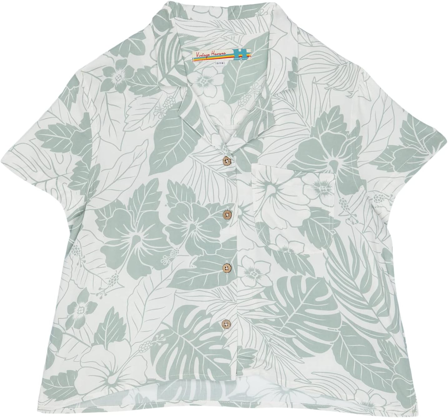 

Рубашка Vintage Havana Cabana Shirt, цвет Sage Hawaiian