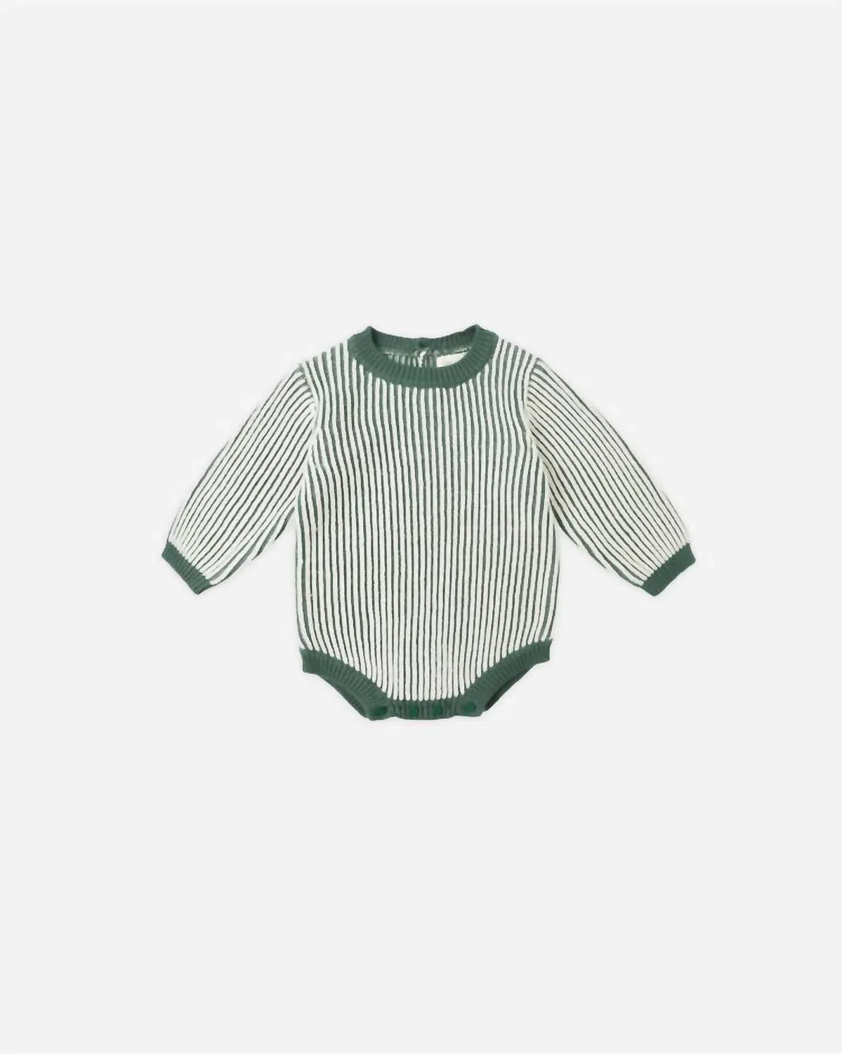 Rylee + Cru Детский комбинезон Haywood в зеленую полоску