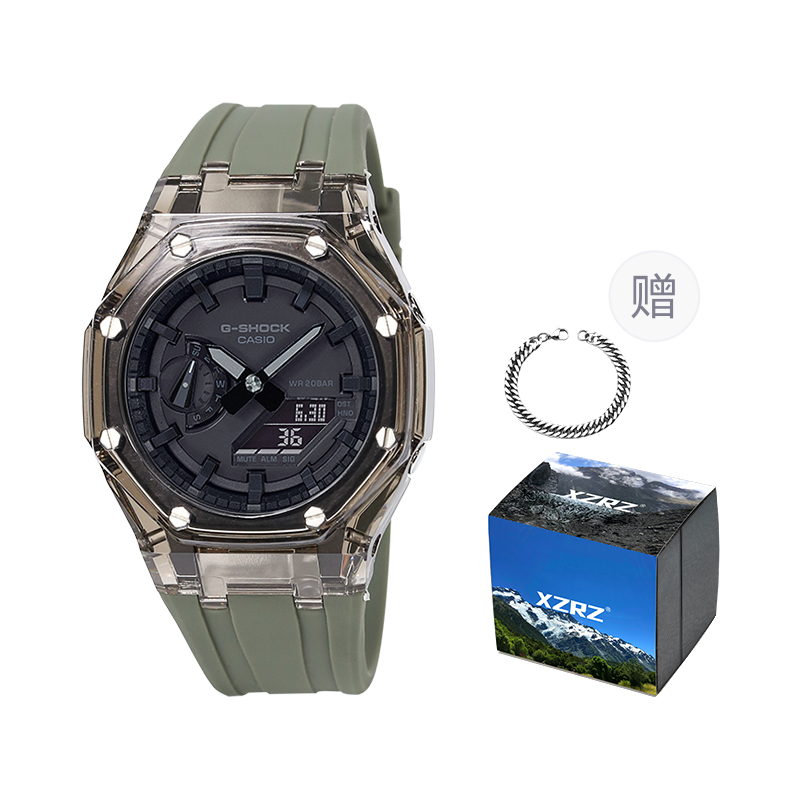 

Унисекс часы CASIO серии с двойным дисплеем жидкокристаллическим/аналоговым черные