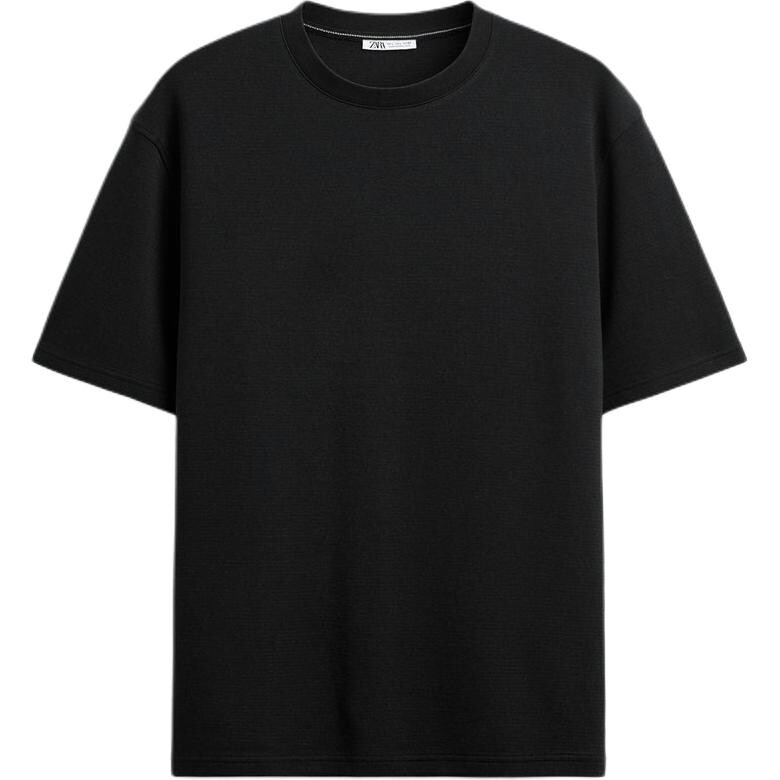 

Футболка мужская черная Zara, черный